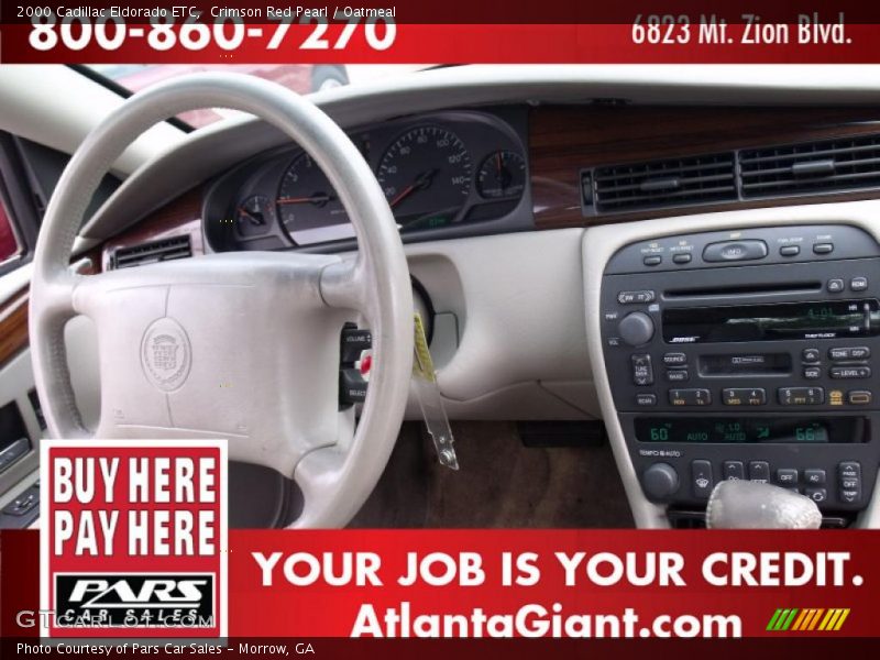 Crimson Red Pearl / Oatmeal 2000 Cadillac Eldorado ETC