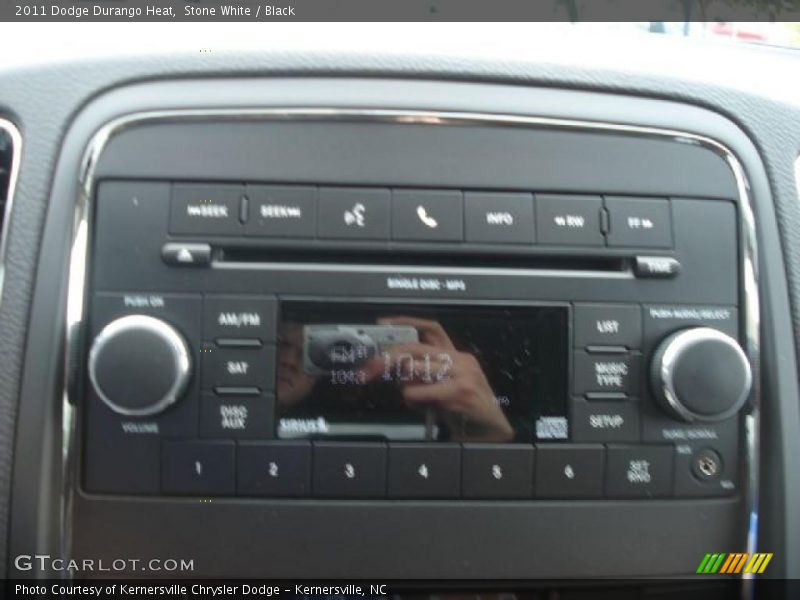 Stone White / Black 2011 Dodge Durango Heat