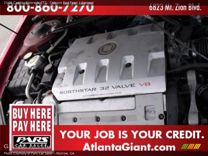 Crimson Red Pearl / Oatmeal 2000 Cadillac Eldorado ETC