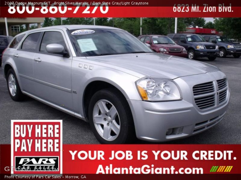 Bright Silver Metallic / Dark Slate Gray/Light Graystone 2007 Dodge Magnum SXT