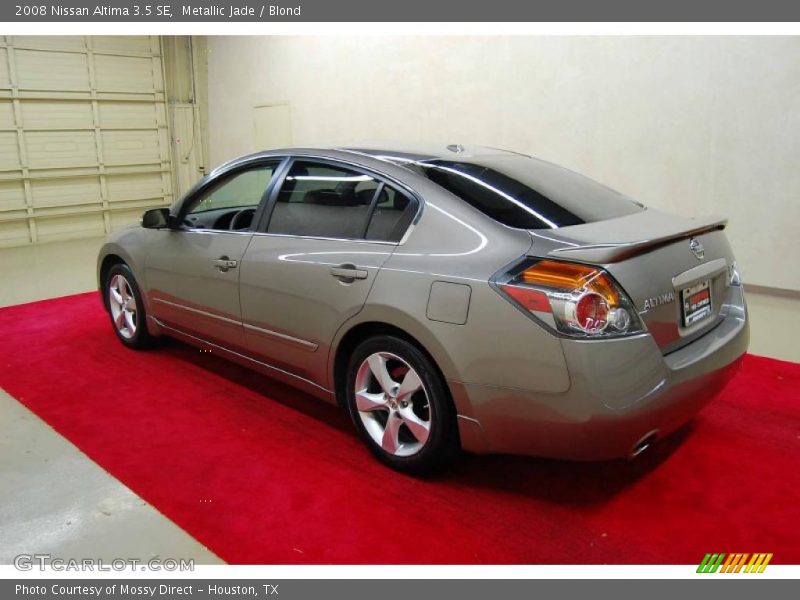 Metallic Jade / Blond 2008 Nissan Altima 3.5 SE