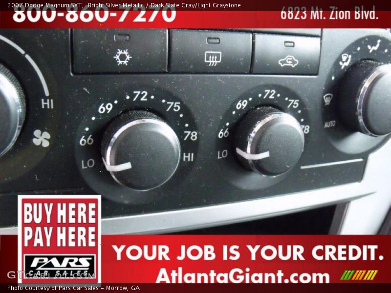 Bright Silver Metallic / Dark Slate Gray/Light Graystone 2007 Dodge Magnum SXT