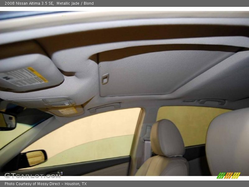 Metallic Jade / Blond 2008 Nissan Altima 3.5 SE