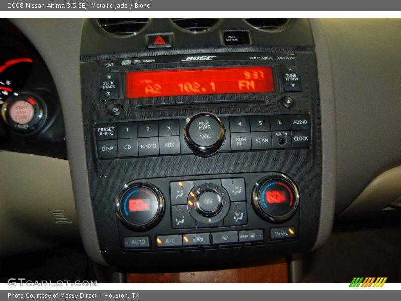 Metallic Jade / Blond 2008 Nissan Altima 3.5 SE