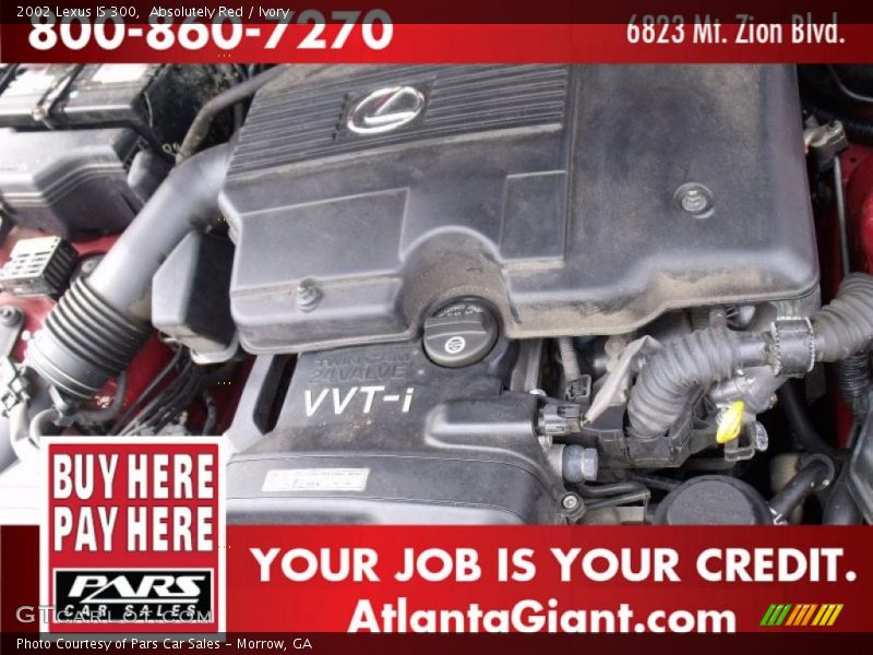 Absolutely Red / Ivory 2002 Lexus IS 300