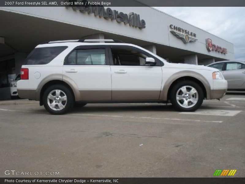 Oxford White / Pebble Beige 2007 Ford Freestyle SEL AWD
