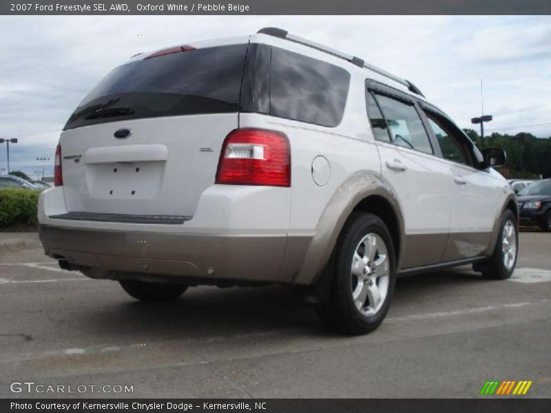 Oxford White / Pebble Beige 2007 Ford Freestyle SEL AWD