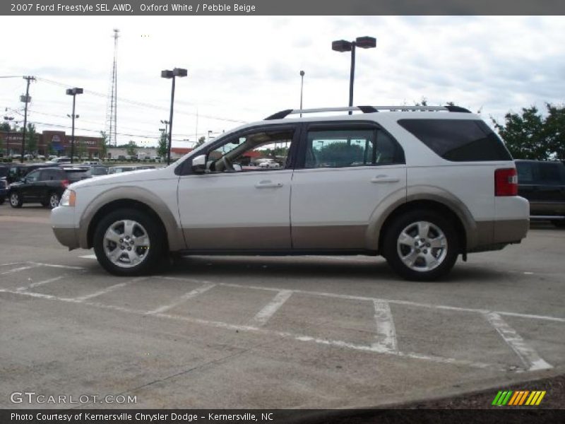 Oxford White / Pebble Beige 2007 Ford Freestyle SEL AWD