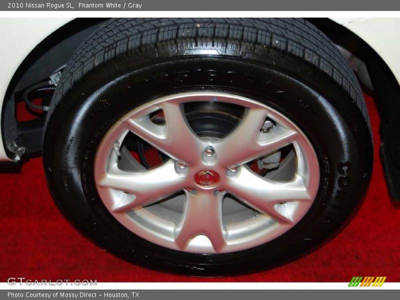 Phantom White / Gray 2010 Nissan Rogue SL