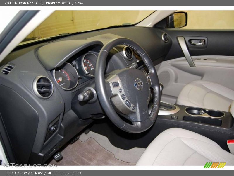Phantom White / Gray 2010 Nissan Rogue SL