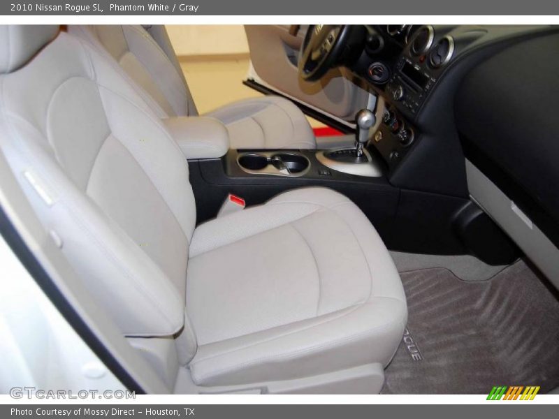 Phantom White / Gray 2010 Nissan Rogue SL