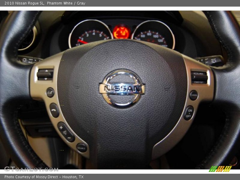 Phantom White / Gray 2010 Nissan Rogue SL