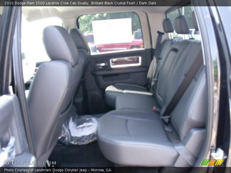  2010 Ram 3500 Laramie Crew Cab Dually Dark Slate Interior