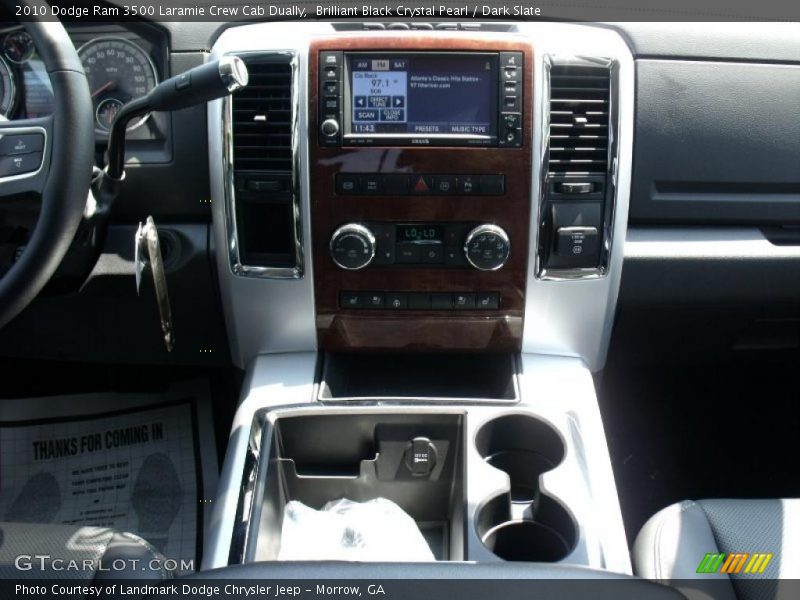 Brilliant Black Crystal Pearl / Dark Slate 2010 Dodge Ram 3500 Laramie Crew Cab Dually