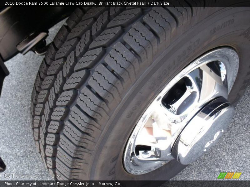 Brilliant Black Crystal Pearl / Dark Slate 2010 Dodge Ram 3500 Laramie Crew Cab Dually
