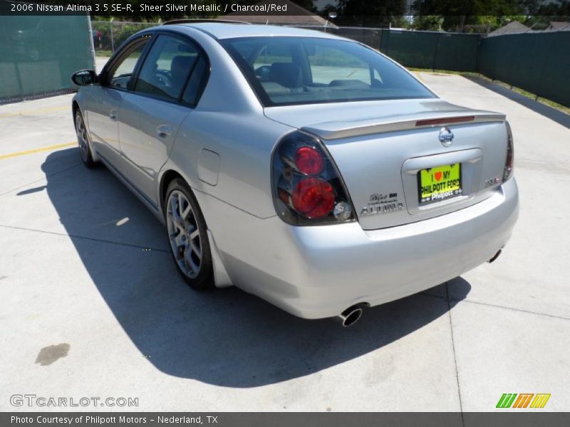 Sheer Silver Metallic / Charcoal/Red 2006 Nissan Altima 3.5 SE-R