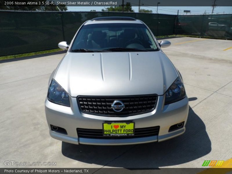 Sheer Silver Metallic / Charcoal/Red 2006 Nissan Altima 3.5 SE-R