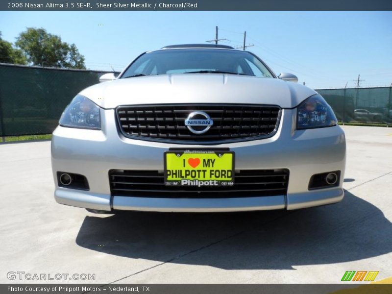 Sheer Silver Metallic / Charcoal/Red 2006 Nissan Altima 3.5 SE-R