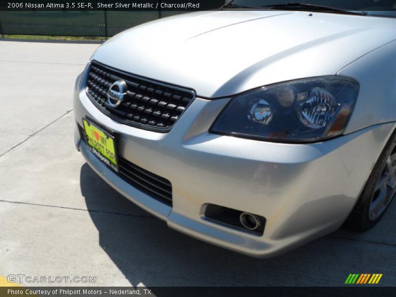 Sheer Silver Metallic / Charcoal/Red 2006 Nissan Altima 3.5 SE-R