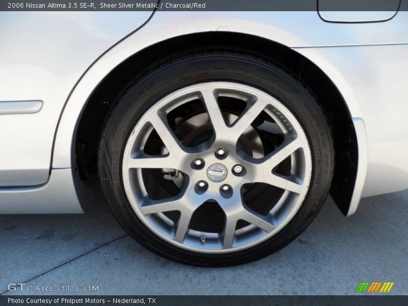 Sheer Silver Metallic / Charcoal/Red 2006 Nissan Altima 3.5 SE-R