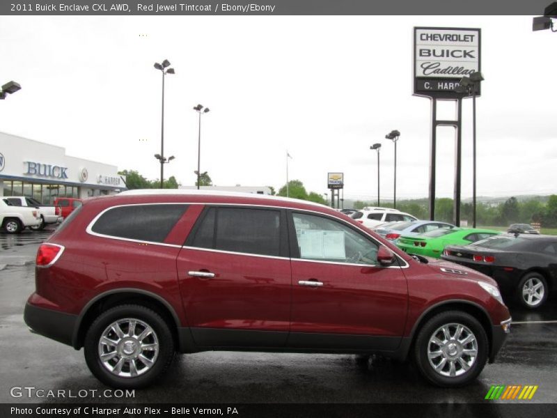 Red Jewel Tintcoat / Ebony/Ebony 2011 Buick Enclave CXL AWD