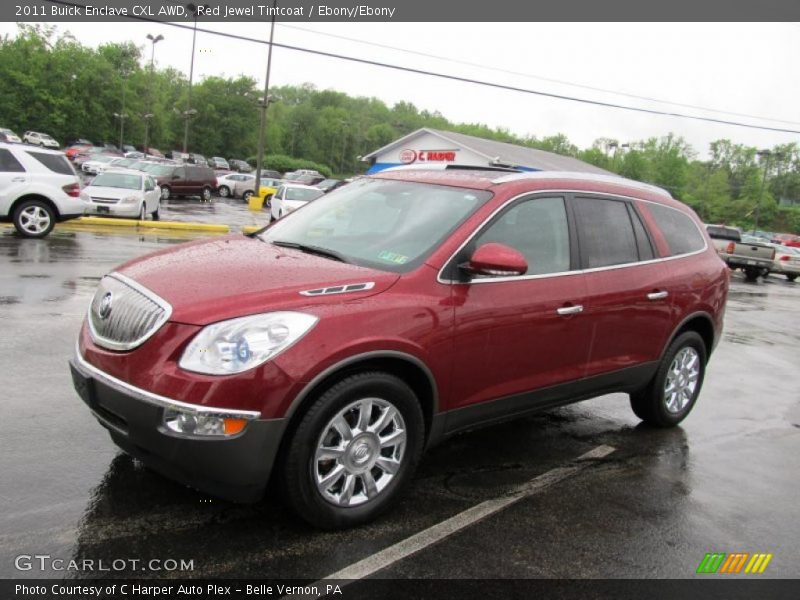 Red Jewel Tintcoat / Ebony/Ebony 2011 Buick Enclave CXL AWD