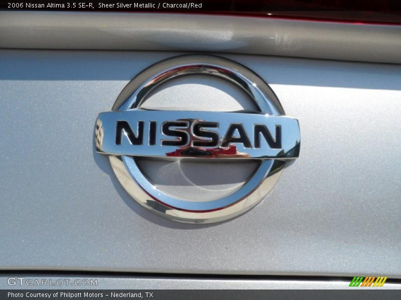 Sheer Silver Metallic / Charcoal/Red 2006 Nissan Altima 3.5 SE-R