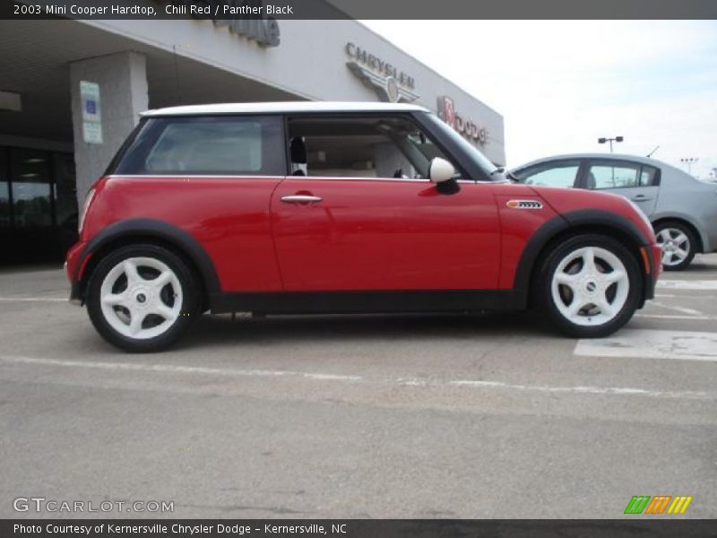 Chili Red / Panther Black 2003 Mini Cooper Hardtop