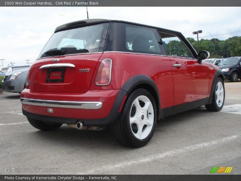Chili Red / Panther Black 2003 Mini Cooper Hardtop