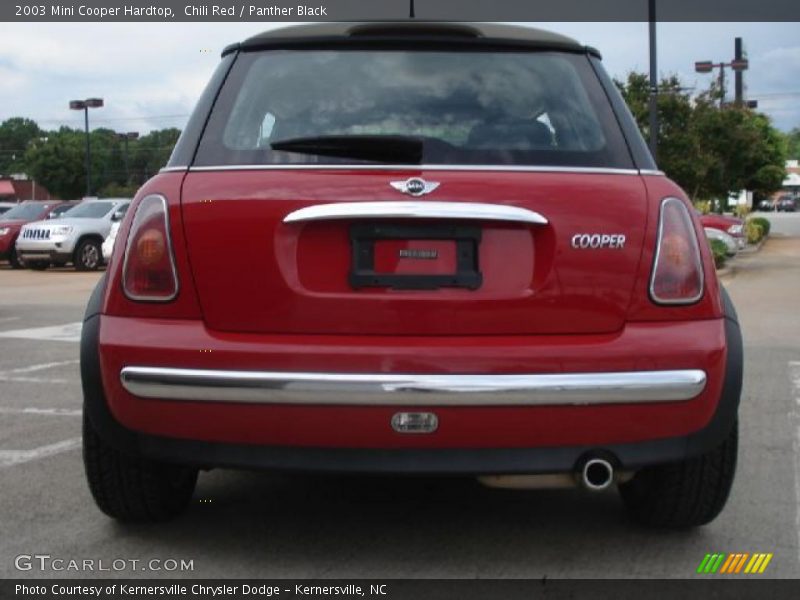 Chili Red / Panther Black 2003 Mini Cooper Hardtop