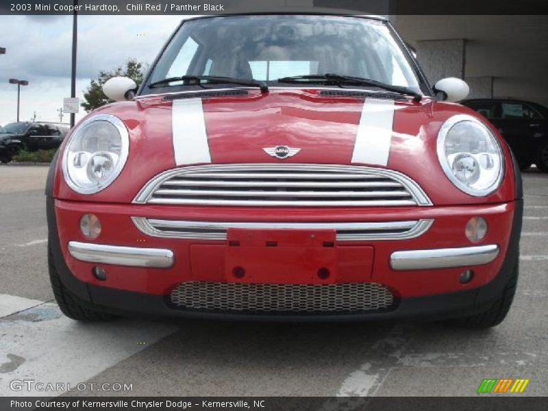 Chili Red / Panther Black 2003 Mini Cooper Hardtop