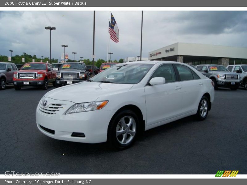 Super White / Bisque 2008 Toyota Camry LE