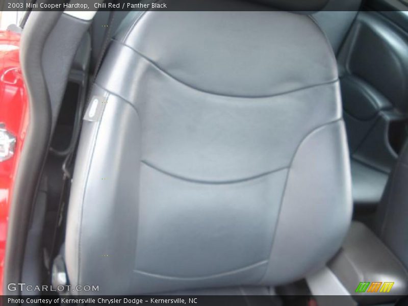 Chili Red / Panther Black 2003 Mini Cooper Hardtop