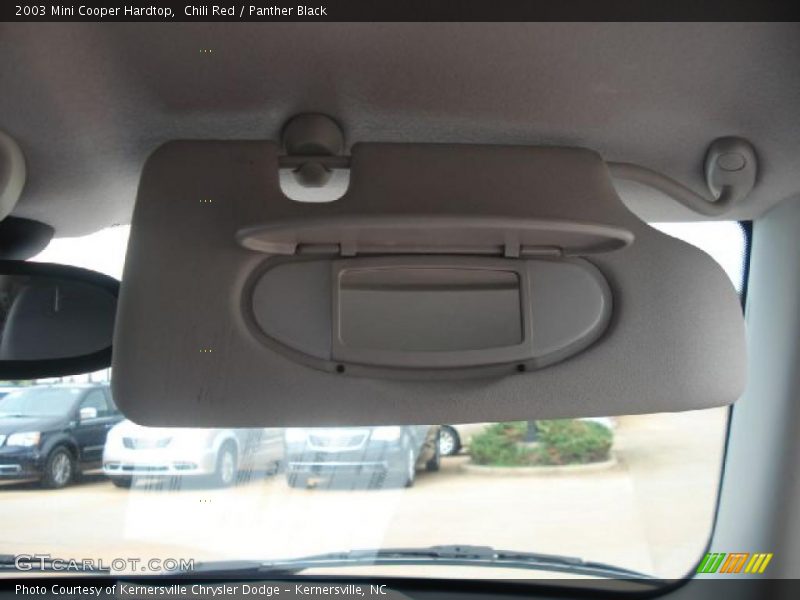Chili Red / Panther Black 2003 Mini Cooper Hardtop