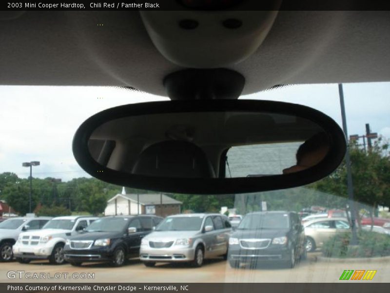 Chili Red / Panther Black 2003 Mini Cooper Hardtop