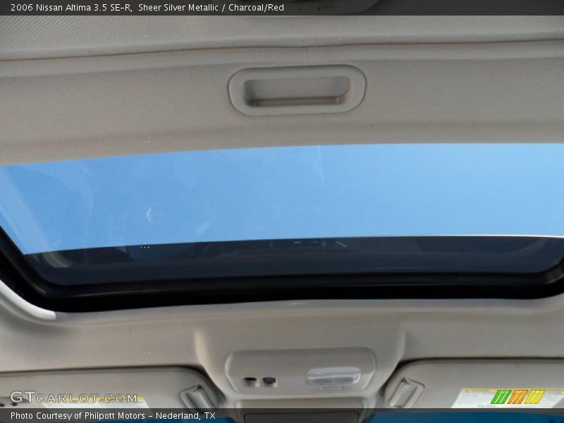 Sheer Silver Metallic / Charcoal/Red 2006 Nissan Altima 3.5 SE-R