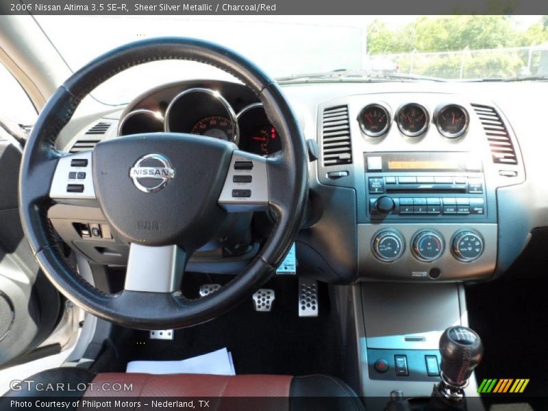 Sheer Silver Metallic / Charcoal/Red 2006 Nissan Altima 3.5 SE-R
