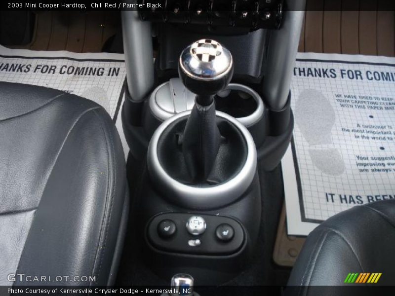 Chili Red / Panther Black 2003 Mini Cooper Hardtop