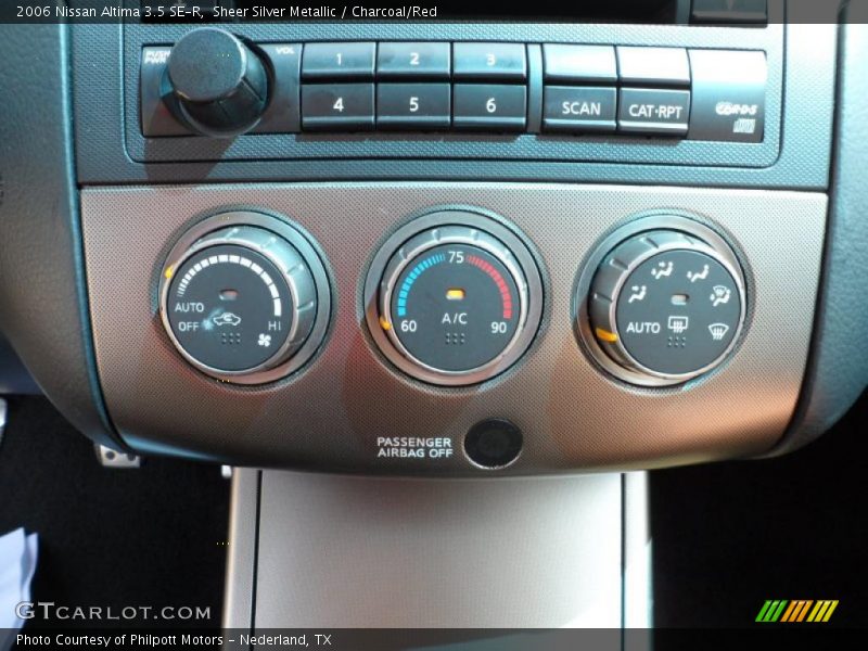 Sheer Silver Metallic / Charcoal/Red 2006 Nissan Altima 3.5 SE-R