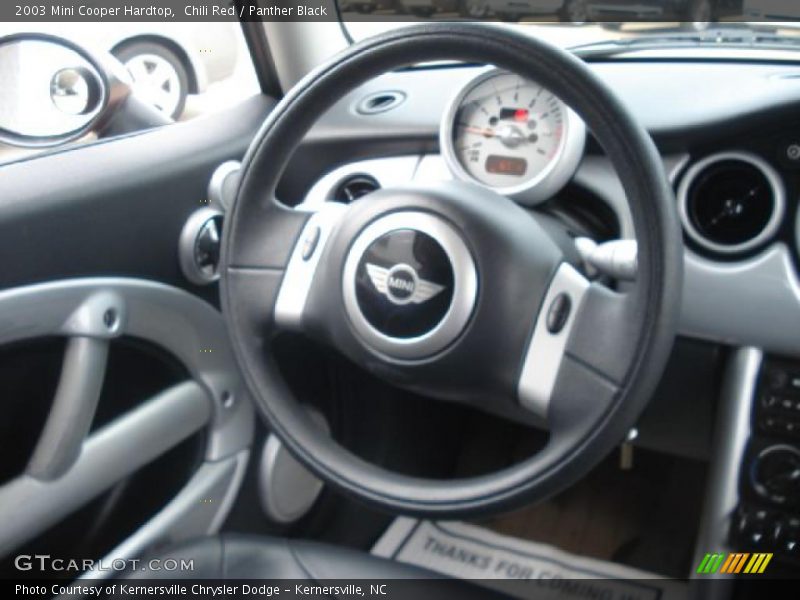 Chili Red / Panther Black 2003 Mini Cooper Hardtop