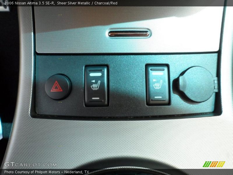 Sheer Silver Metallic / Charcoal/Red 2006 Nissan Altima 3.5 SE-R