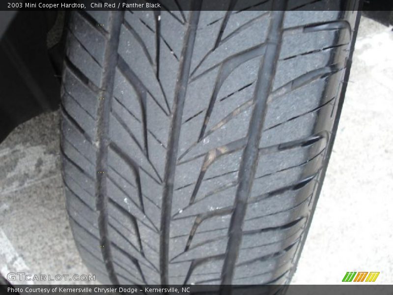 Chili Red / Panther Black 2003 Mini Cooper Hardtop