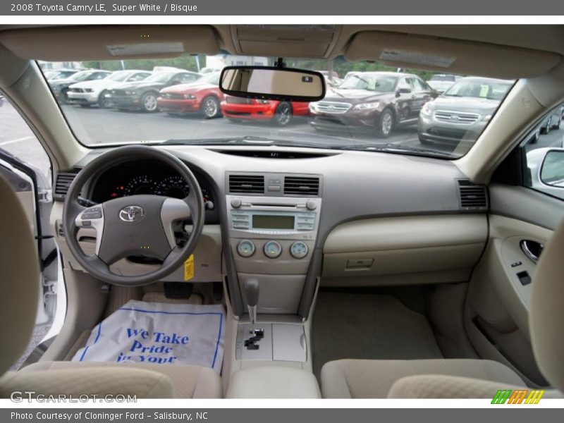 Super White / Bisque 2008 Toyota Camry LE