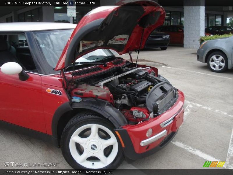 Chili Red / Panther Black 2003 Mini Cooper Hardtop