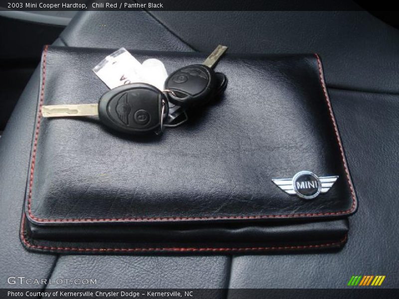 Chili Red / Panther Black 2003 Mini Cooper Hardtop