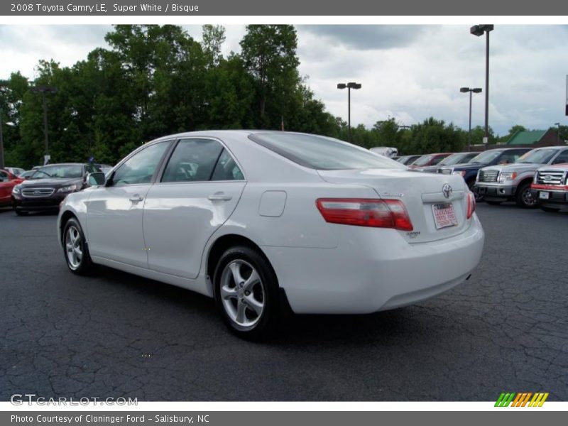 Super White / Bisque 2008 Toyota Camry LE