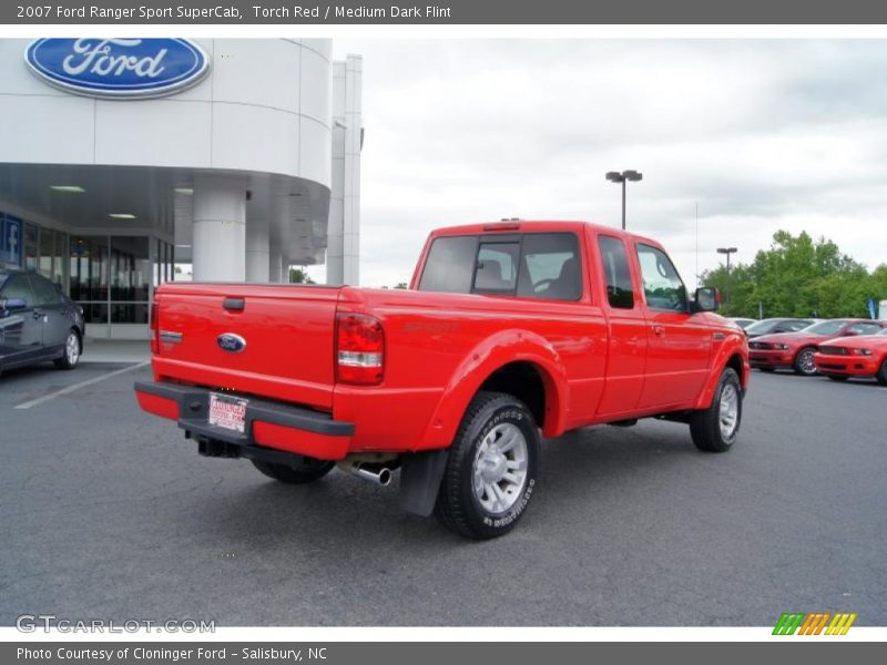 Torch Red / Medium Dark Flint 2007 Ford Ranger Sport SuperCab