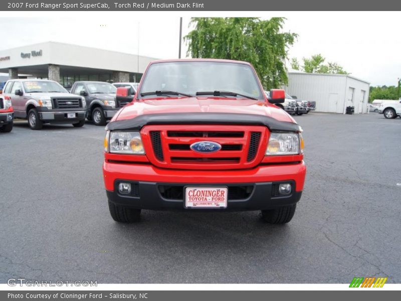 Torch Red / Medium Dark Flint 2007 Ford Ranger Sport SuperCab