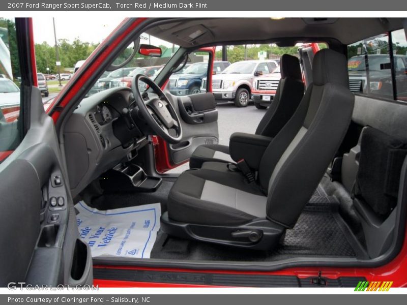 Torch Red / Medium Dark Flint 2007 Ford Ranger Sport SuperCab