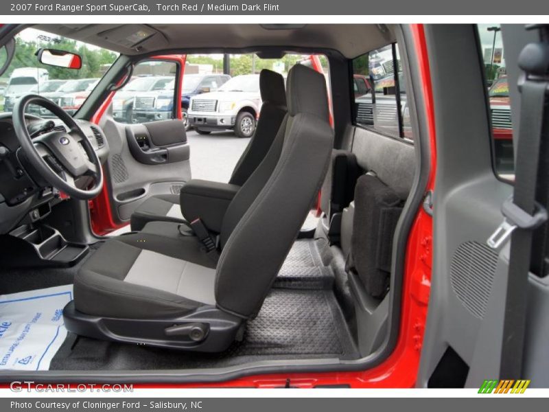 Torch Red / Medium Dark Flint 2007 Ford Ranger Sport SuperCab